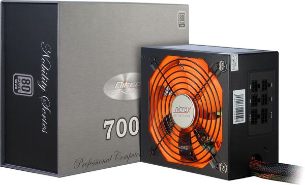 Inter-Tech Netzteil 700W CobaNitrox Nobility CN-700 NS Silbe