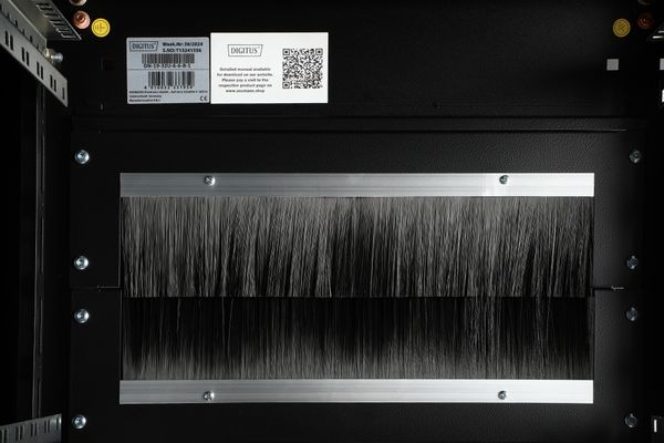 DIGITUS Netzwerkschrank Unique 32HE 1609x600x600mm schwarz (Speditionsversand) - Bild 9