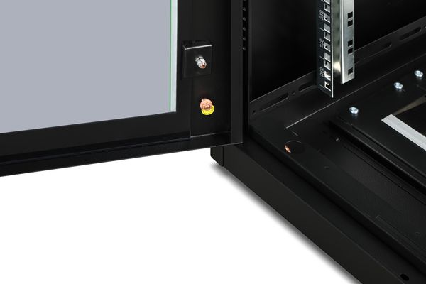 DIGITUS Netzwerkschrank Unique 32HE 1609x600x600mm schwarz (Speditionsversand) - Bild 8