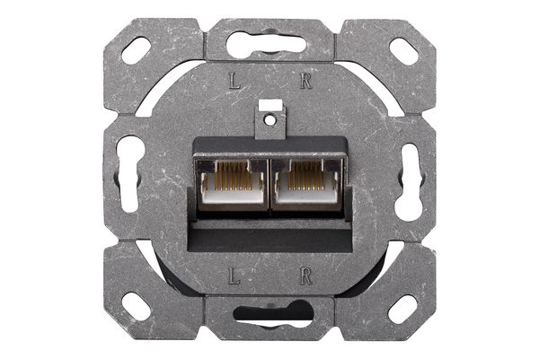 Digitus CAT 6A class EA network socket, design-compatible, shielded, flush-mounted - Bild 5