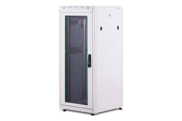 DIGITUS Netzwerkschrank Unique 26HE 1342x600x600mm grau (Speditionsversand)