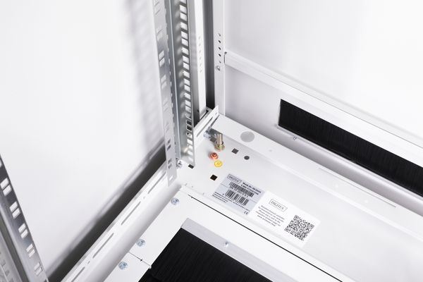 DIGITUS Netzwerkschrank Unique 26HE 1342x600x600mm grau (Speditionsversand) - Bild 7