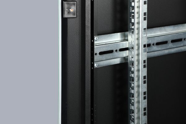DIGITUS Netzwerkschrank Unique 32HE 1609x600x600mm schwarz (Speditionsversand) - Bild 7