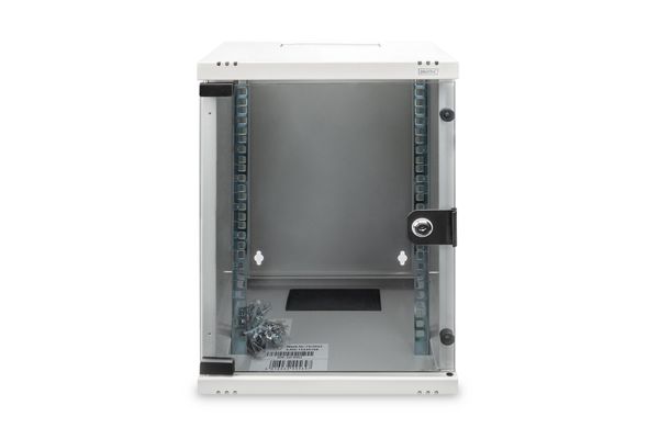 DIGITUS Wandschrank Compact 9HE 254mm 10" Glastür grau - Bild 2