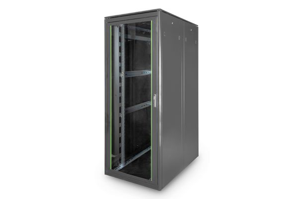 DIGITUS Netzwerkschrank Unique 42HE 2053x800x1200mm schwarz (Speditionsversand)