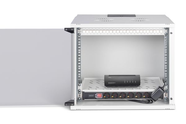 DIGITUS Netzwerk-Set 483 mm (19") - 9HE, 540x400 mm (BxT) we - Bild 2
