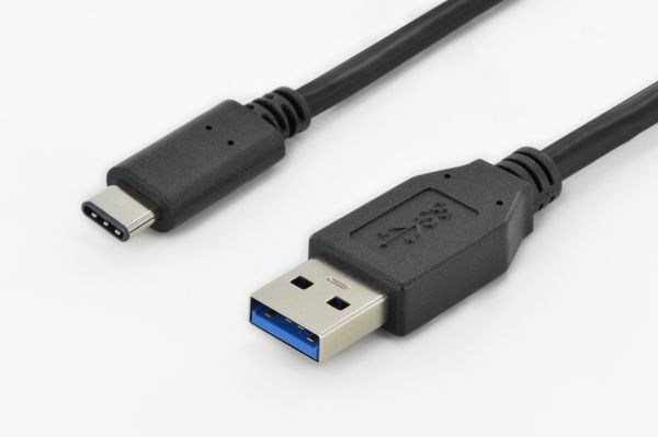 DIGITUS USB 3.0 Anschlusskabel Typ C -A St/St 1.0m, sw - Bild 6