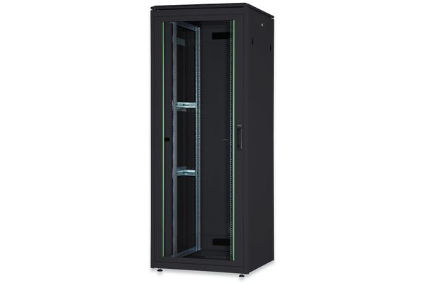DIGITUS Netzwerkschrank Unique 36HE 1787x800x800mm schwarz (Speditionsversand)