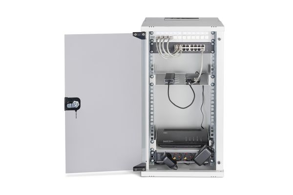 DIGITUS Netzwerk-Set 254 mm (10") - 12HE, 315x300 mm (BxT)we - Bild 2