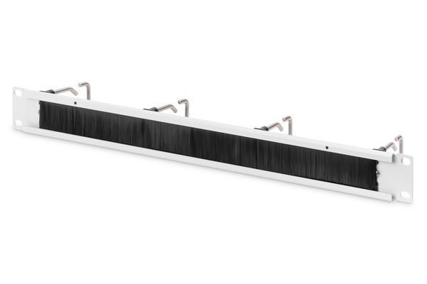 DIGITUS Kabelrangierpanel Stahlbügeln+Bürstenleiste 19" 1HE - Bild 4