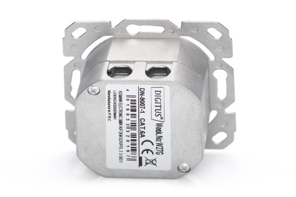 Digitus CAT 6A class EA network socket, design-compatible, shielded, flush-mounted - Bild 6