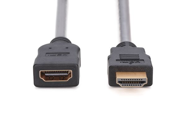 DIGITUS HDMI Verlängerungskabel m. Ethernet 4K 3m schwarz - Bild 3