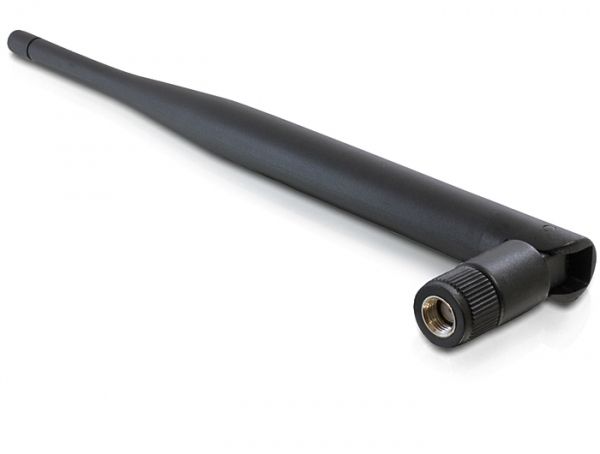 DELOCK WL-Antenne RP-SMA 5dBi Kippgelenk schwarz