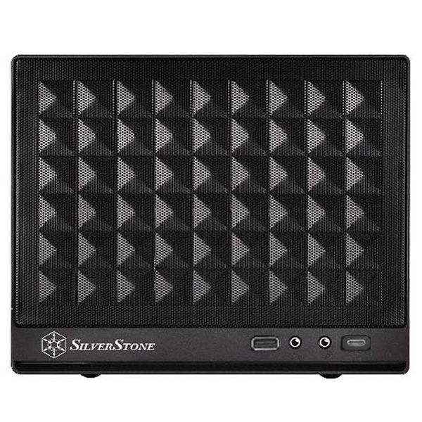 Silverstone Geh SST-SG13B-C Cube mATX USB3 schwarz
