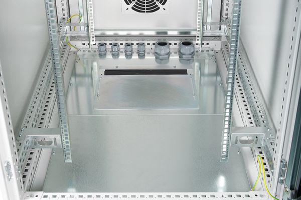 DIGITUS Netzwerkschrank Industrie 42HE 2100x800x1000mm grau - Bild 4