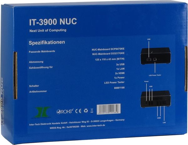 Inter-Tech IT-3900 NUC Noir 60 W - Bild 9