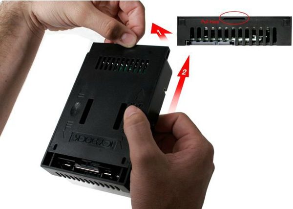 Adapter IcyDock 2,5" -> 3,5" SATAI-III SSD&HDD 7-9,5mm - Bild 4