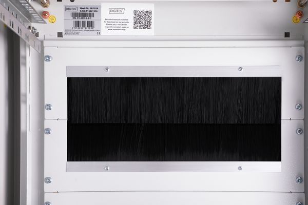 DIGITUS Netzwerkschrank Unique 42HE 2053x600x800mm grau (Speditionsversand) - Bild 9