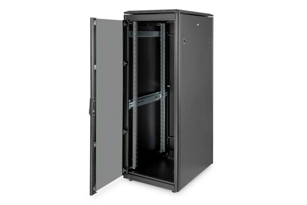 DIGITUS Netzwerkschrank Unique 32HE 1609x600x800mm schwarz (Speditionsversand) - Bild 4
