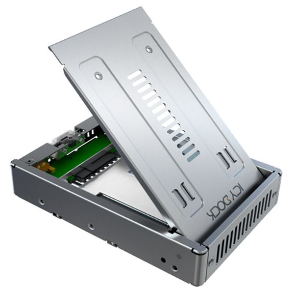 Adapter IcyDock 2,5"->3,5" SATAI-III SSD&HDD 7-15mm metal - Bild 3