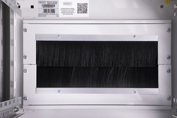 DIGITUS Netzwerkschrank Unique 32HE 1609x600x600mm grau (Speditionsversand) - Bild 8