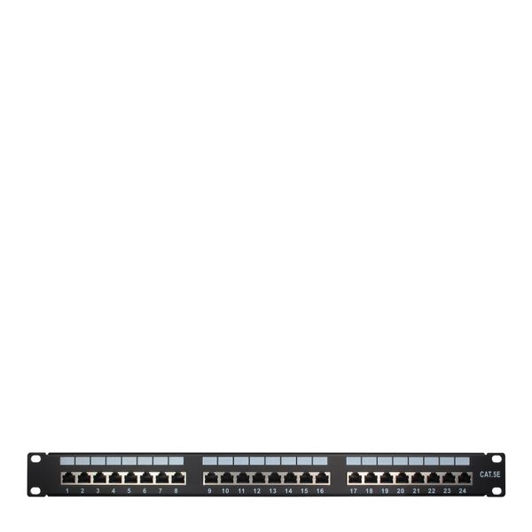 Inter-Tech 19" Patchpanel Cat.5e STP 24 Port Metall