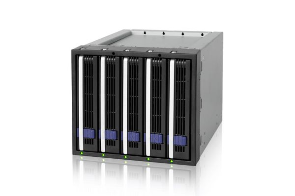 Backplane IcyDock 5x8,9cm SATAI-III in 3x5,25" MB155SP-B sw - Bild 5