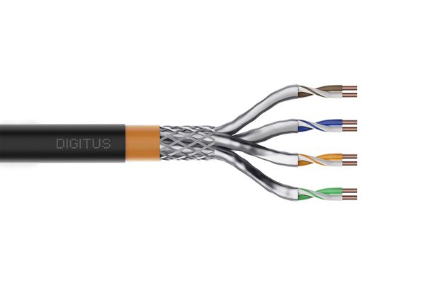 Digitus CAT 7 S/FTP câble de données - câble de pose en terre, 1000 m, simplex, PE