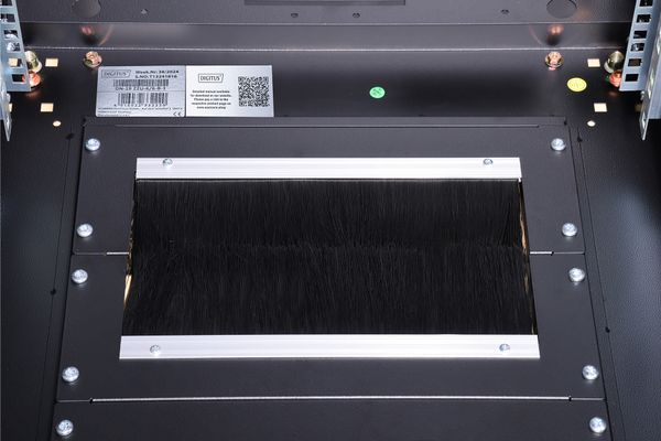 DIGITUS Netzwerkschrank Unique 22HE 1164x600x800mm schwarz (Speditionsversand) - Bild 4