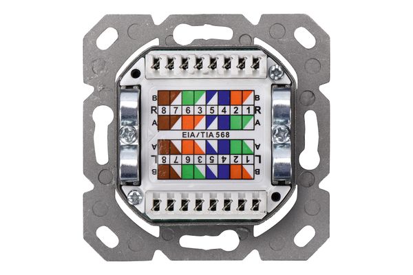 Digitus CAT 6A class EA network socket, design-compatible, shielded, flush-mounted - Bild 6