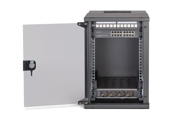 DIGITUS Netzwerk-Set 254 mm (10") - 9HE, 315x300 mm (BxT) sw - Bild 2