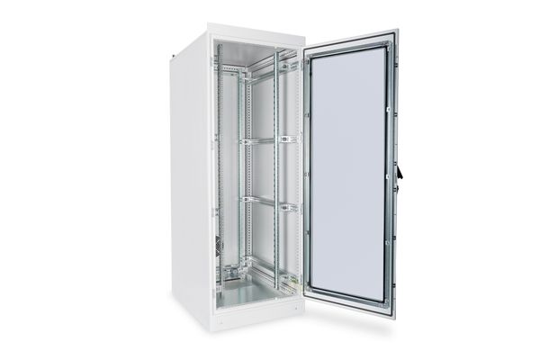 DIGITUS Netzwerkschrank Industrie 42HE 2100x800x1000mm grau - Bild 3