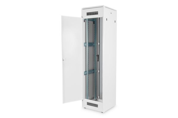 DIGITUS Netzwerkschrank Unique Serie - 600x600 mm (BxT),grau - Bild 5