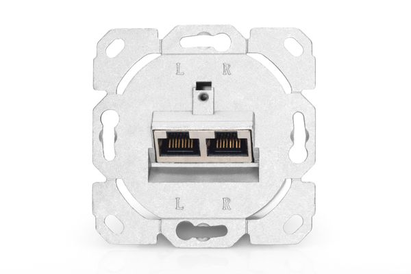 Digitus CAT 6A class EA network socket, design-compatible, shielded, flush-mounted - Bild 7