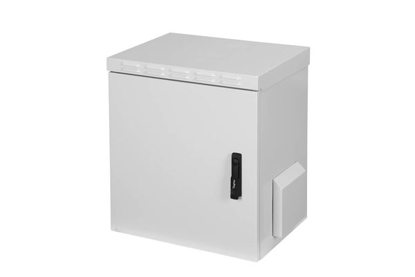 DIGITUS Wandgehäuse Outdoor 12HE 713x600x450mm grau IP55 (Speditionsversand)