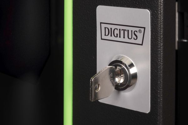 DIGITUS Wandgehäuse Unique 7HE 420x600x600mm schwarz - Bild 9