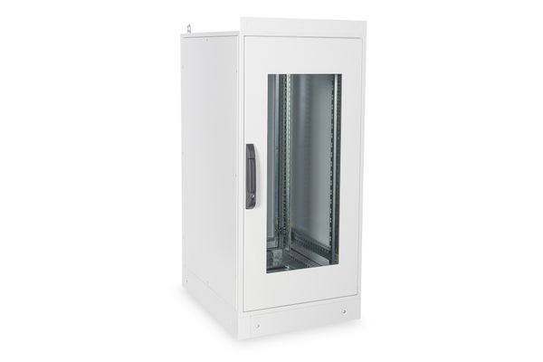 DIGITUS Netzwerkschrank Industrie 24HE 1300x600x800mm grau