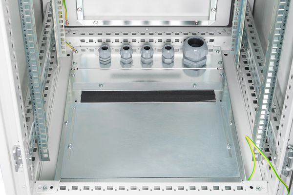 DIGITUS Netzwerkschrank Industrie 42HE 2100x600x600mm grau - Bild 2