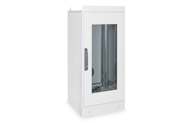 DIGITUS Netzwerkschrank Industrie 24HE 1300x600x600mm grau