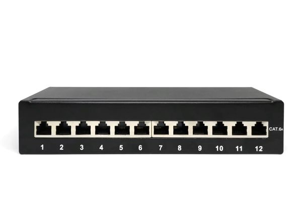 Digitus Desktop CAT 6A, class EA patch panel, shielded, black - Bild 6