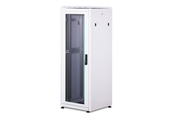 DIGITUS Netzwerkschrank Unique 32HE 1609x600x600mm grau (Speditionsversand)