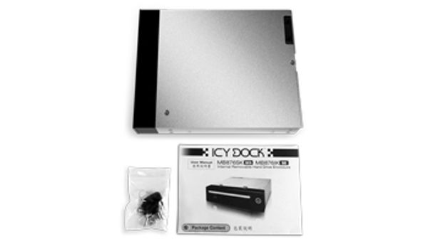 We-Ra. IcyDock 8.9cm SATAI-III in 1x5,25" MB876SK-B sw - Bild 7