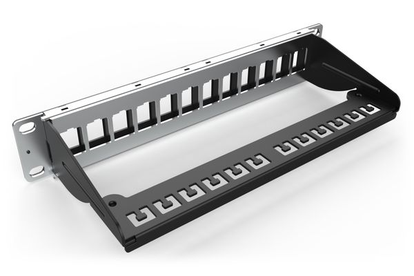DIGITUS Patchpanel 1HE 12-Port Modular schw. - Bild 2