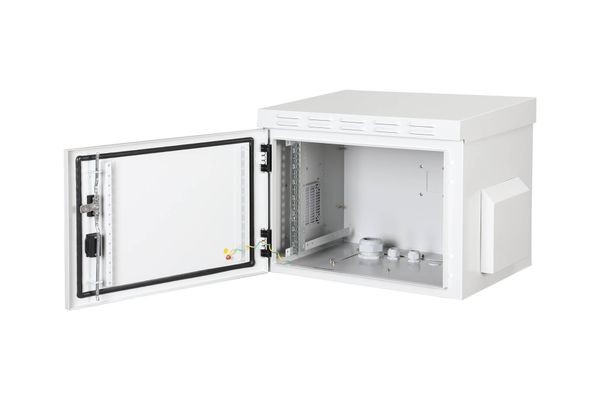 DIGITUS Wandgehäuse Outdoor 7HE 490x600x450mm grau IP55 - Bild 7