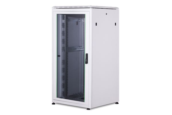 DIGITUS Netzwerkschrank Unique 32HE 1609x800x800mm grau (Speditionsversand)