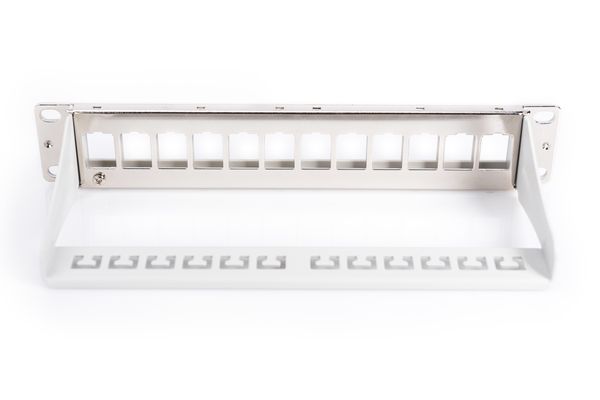 DIGITUS Patchpanel 1HE 10" 12-Port Modular grau - Bild 7