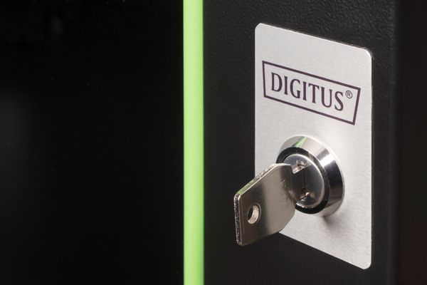 DIGITUS Wandgehäuse Unique 7HE 420x600x450mm schwarz - Bild 9