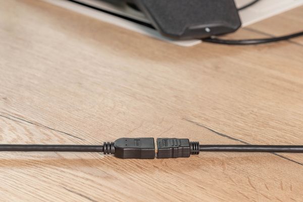 DIGITUS HDMI Verlängerungskabel m. Ethernet 4K 3m schwarz - Bild 2