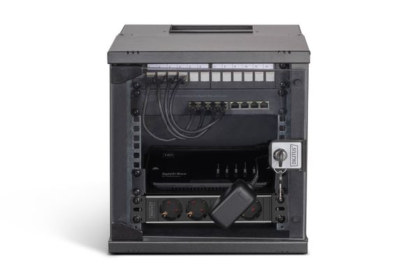 DIGITUS Netzwerk-Set 254 mm (10") - 6HE, 315x300 mm (BxT) sw - Bild 4