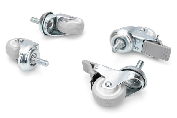 DIGITUS Laufrollen 4x Rollen 2x feststellbar 250kg pro Rolle - Bild 5